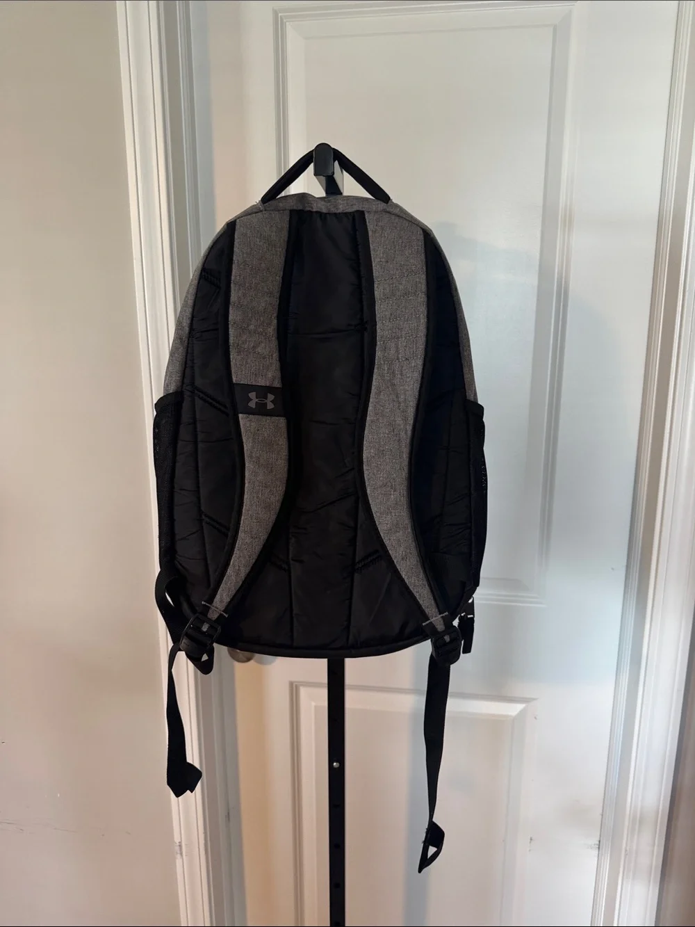 Under Armour Gray and Black Men's Backpack with Multiple Compartments